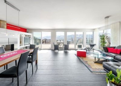Immobilienfotografie - Penthouse Loft Apartment Zürich mit Seesicht - Ivo Gretener Fotografie
